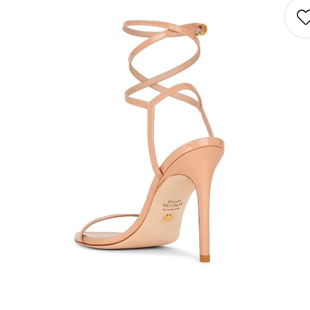 Stuart Weitzman Barelynudist 100 Sandal in Adobe, Size: 6